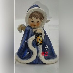 Vintage Original ROBSON Goebel Figurine Angel with Lantern Figurine 1950s MCM